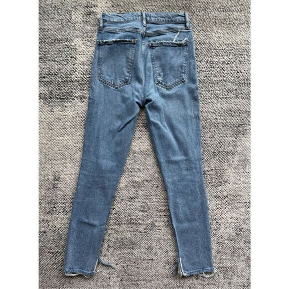 AGOLDE Nico High Rise Slim Jeans - Distressed - Picture 8 of 10